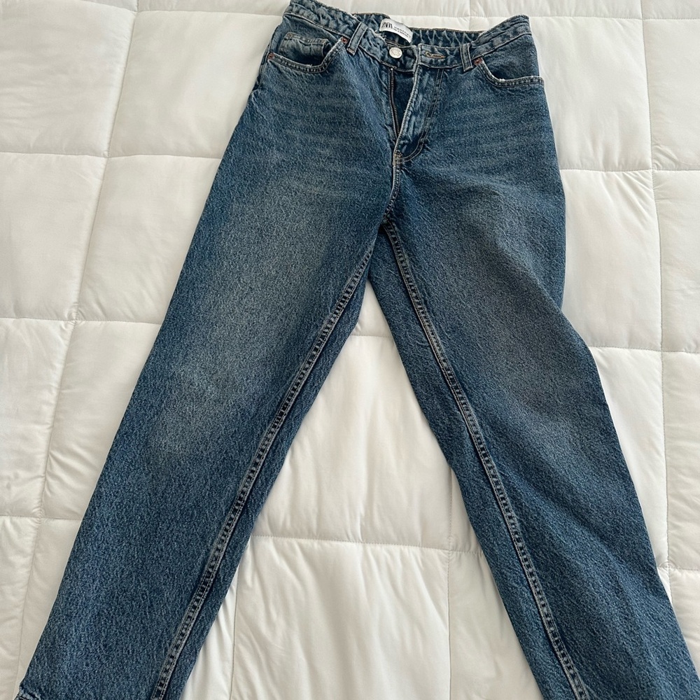 Zara acid washed jeans